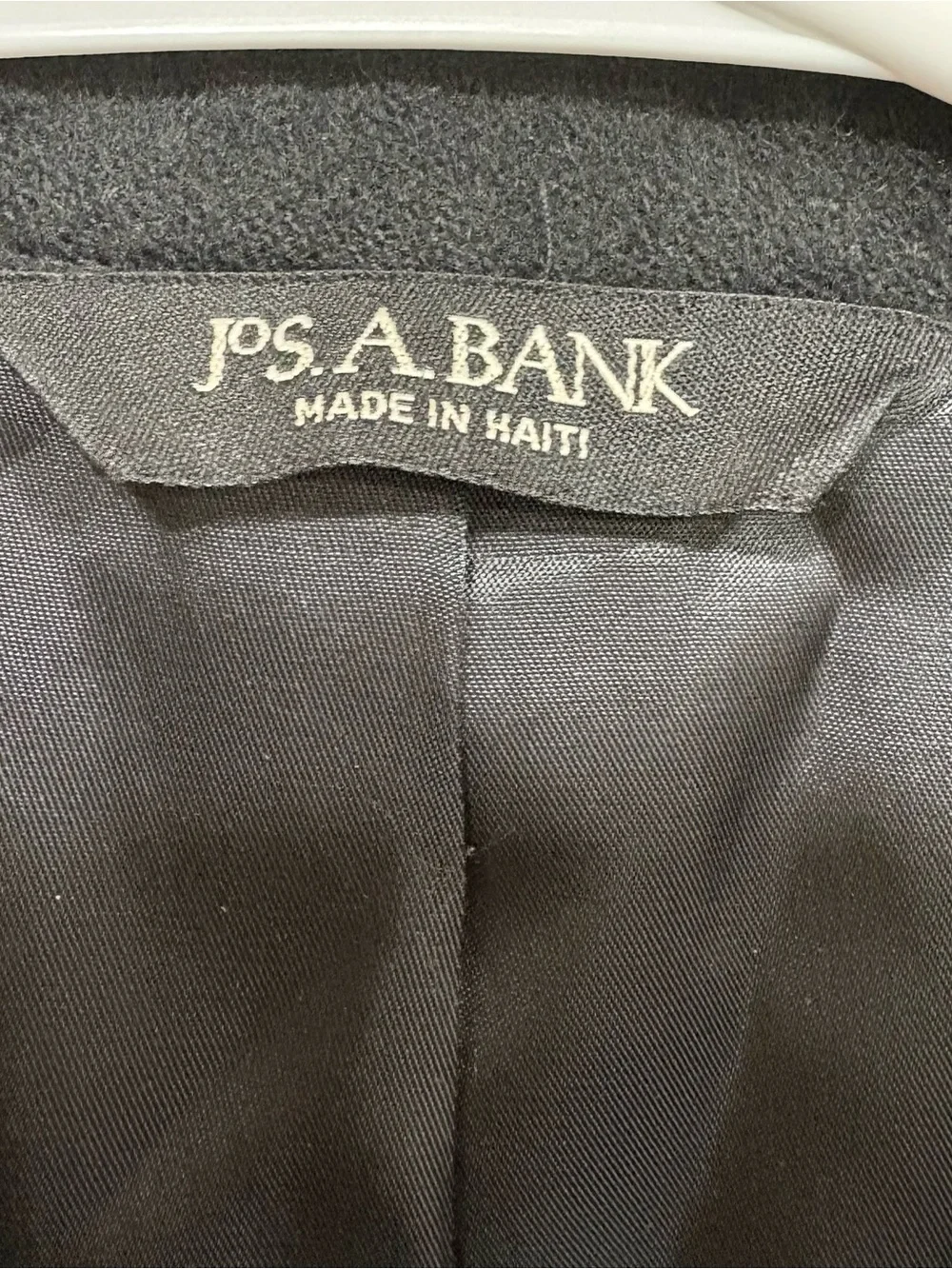 Jos. A. Bank Black 100% Camel Hair Blazer Sport Coat - Size 42R